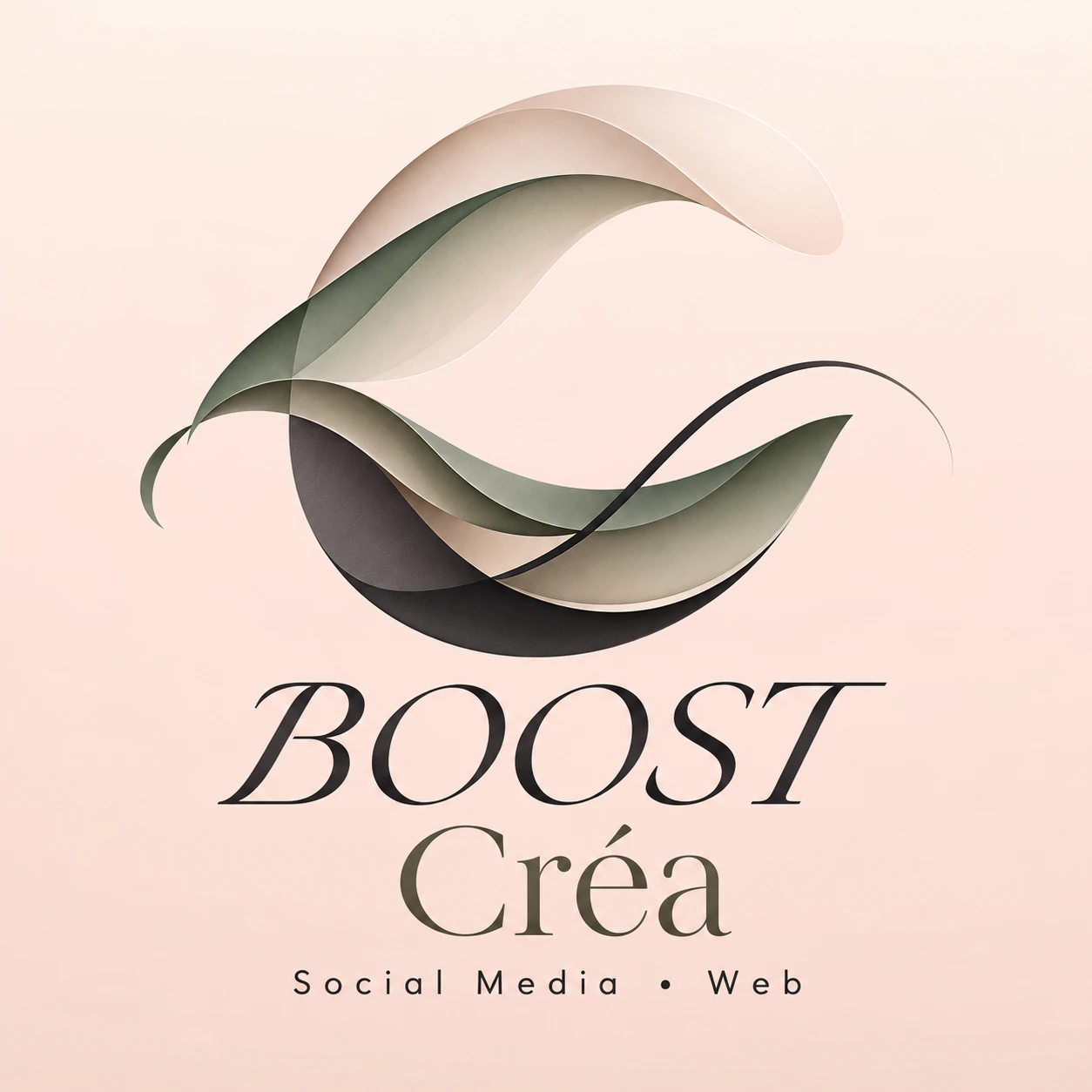 Logo Boost Créa — Social Media • Web